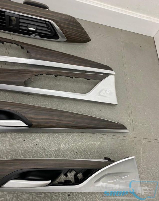 ốp gỗ nội thất tự nhiên nâng cấp cho BMW X3 X4 2019 2020 G01 G02.